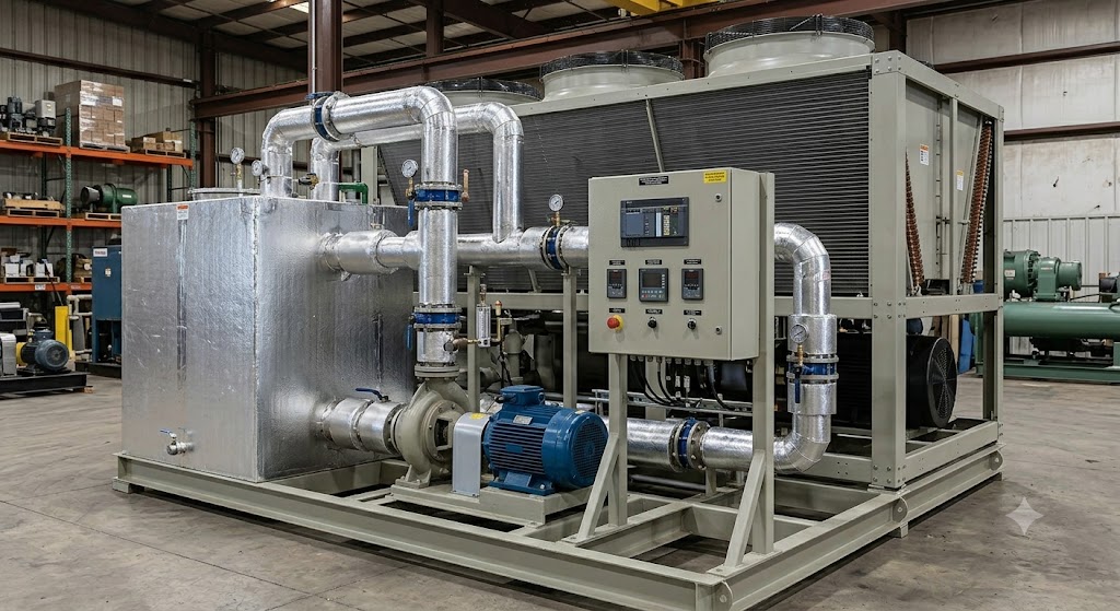 Water Chiller With Pumping System
